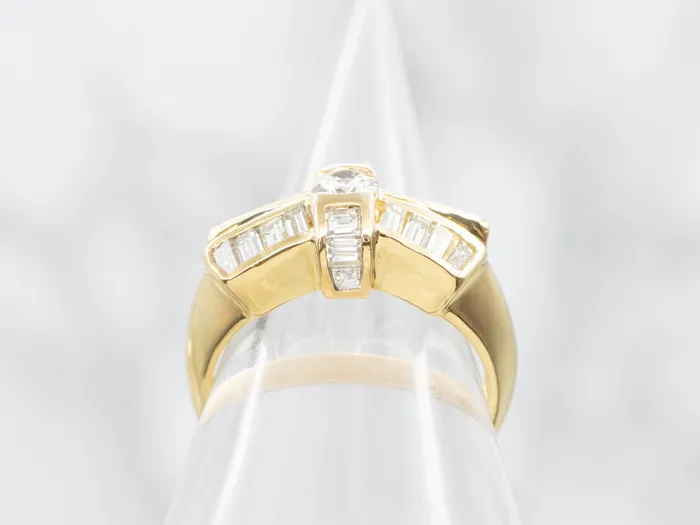 Rings Market Square Jewelers Diamond Bow Ring Rings Market Square Jewelers Diamond Bow Ring