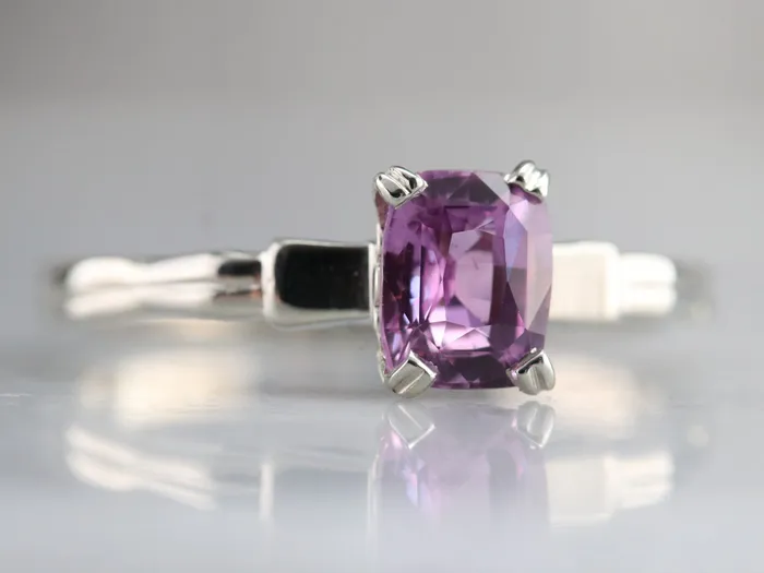 Rings Market Square Jewelers Pink Sapphire Solitaire Ring