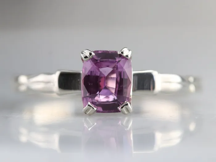 Rings Market Square Jewelers Pink Sapphire Solitaire Ring Rings Market Square Jewelers Pink Sapphire Solitaire Ring
