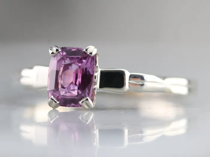 Rings Market Square Jewelers Pink Sapphire Solitaire Ring Rings Market Square Jewelers Pink Sapphire Solitaire Ring