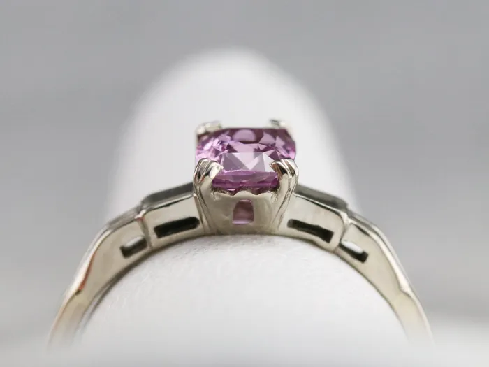 Rings Market Square Jewelers Pink Sapphire Solitaire Ring Rings Market Square Jewelers Pink Sapphire Solitaire Ring