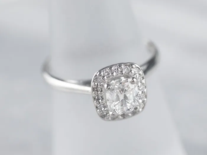 Rings Market Square Jewelers Platinum Diamond Halo Engagement Ring Rings Market Square Jewelers Platinum Diamond Halo Engagement Ring