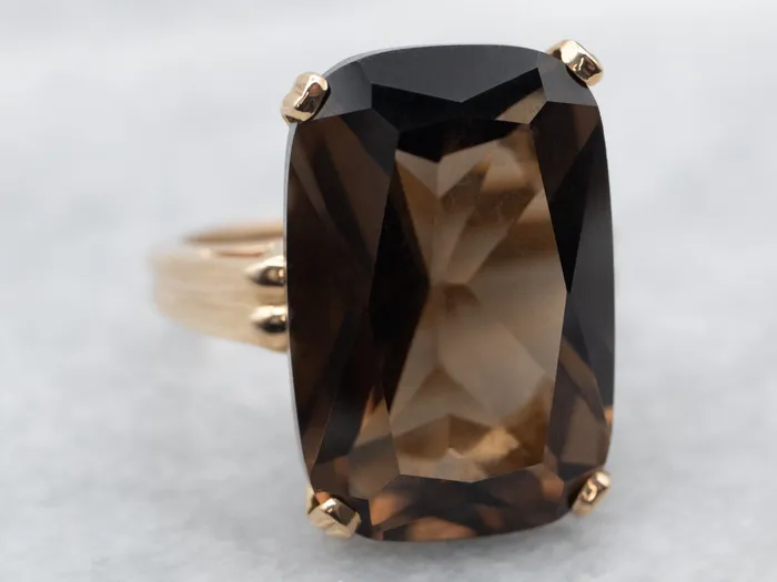 Rings Market Square Jewelers Vintage Smoky Quartz Cocktail Ring Rings Market Square Jewelers Vintage Smoky Quartz Cocktail Ring