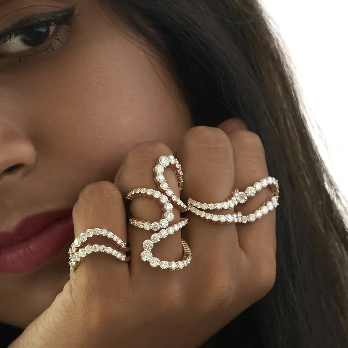 Rings Melissa Kaye Aria Jane Ring Large Melissa Kaye