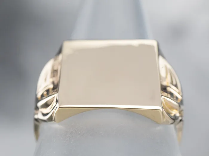 Rings Vintage Square Top Signet Ring Market Square Jewelers Rings Vintage Square Top Signet Ring Market Square Jewelers