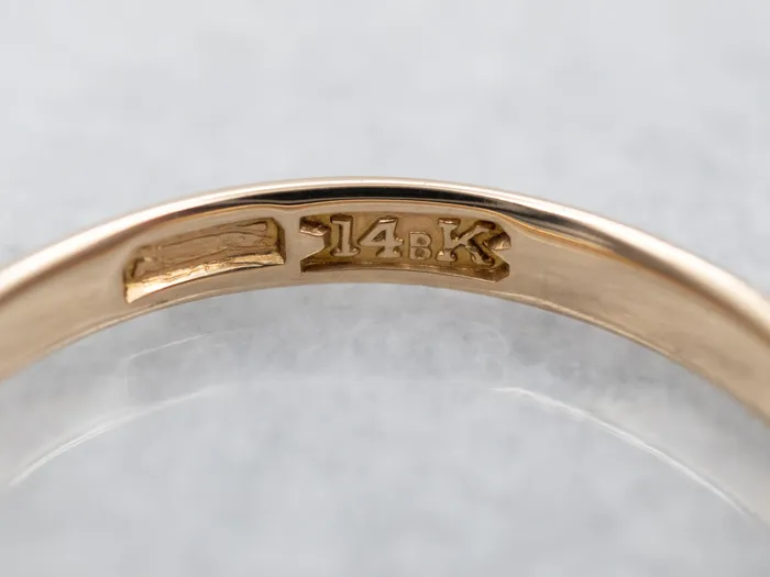 Rings Vintage Yellow Gold Plain Wedding Band Market Square Jewelers Rings Vintage Yellow Gold Plain Wedding Band Market Square Jewelers