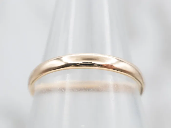 Rings Vintage Yellow Gold Plain Wedding Band Market Square Jewelers Rings Vintage Yellow Gold Plain Wedding Band Market Square Jewelers