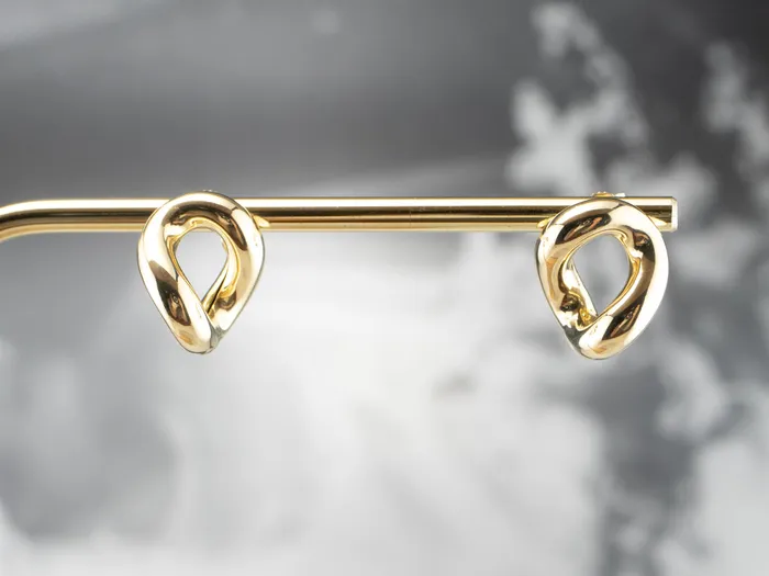 Sculptural 18K Gold Stud Earrings Market Square Jewelers Earrings Sculptural 18K Gold Stud Earrings Market Square Jewelers Earrings