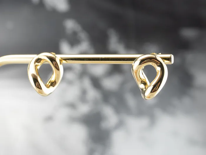 Sculptural 18K Gold Stud Earrings Market Square Jewelers Earrings Sculptural 18K Gold Stud Earrings Market Square Jewelers Earrings