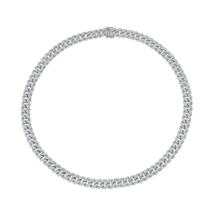 Shy Creation Necklaces Shy Creation Diamond Pave Link Necklace
