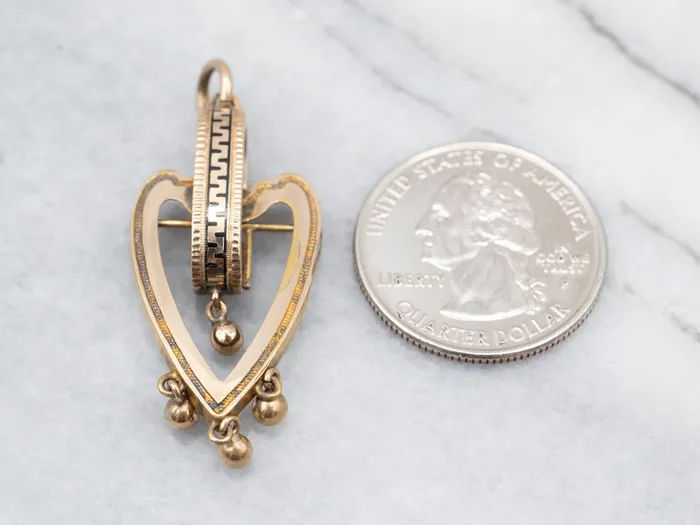 Victorian Yellow Gold Heart Pendant Market Square Jewelers Necklaces Victorian Yellow Gold Heart Pendant Market Square Jewelers Necklaces