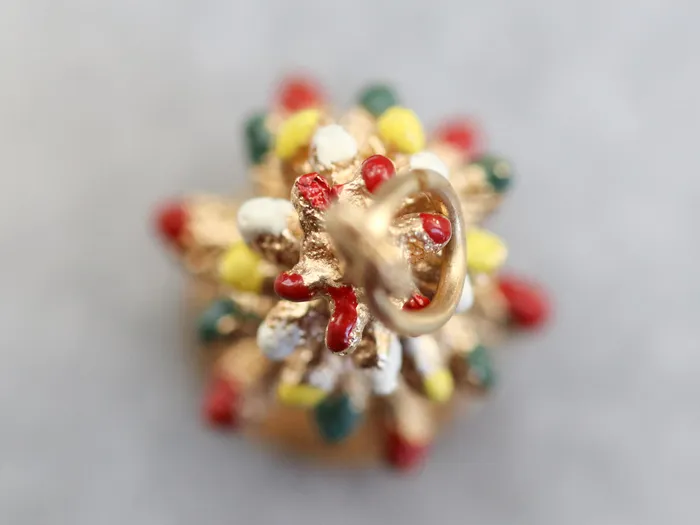 Vintage Enameled Christmas Tree Charm Market Square Jewelers Charm Necklaces Vintage Enameled Christmas Tree Charm Market Square Jewelers Charm Necklaces