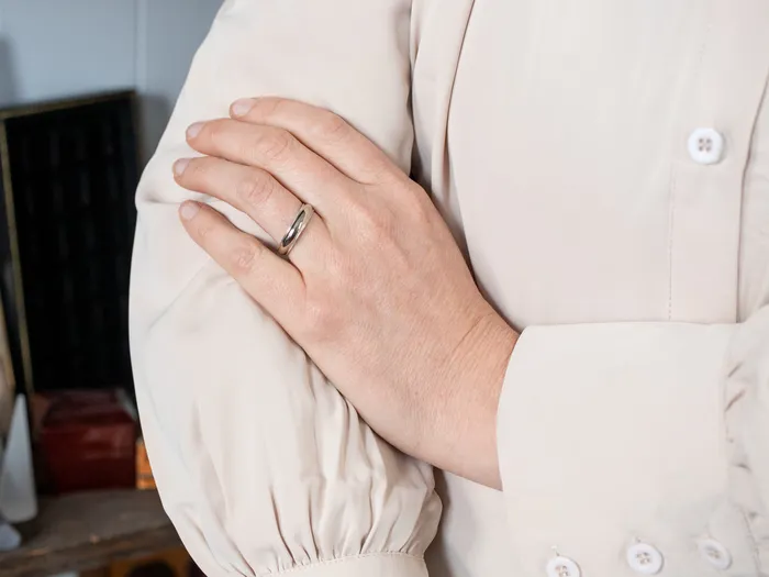 White Gold Milgrain Edge Wedding Band Market Square Jewelers Rings White Gold Milgrain Edge Wedding Band Market Square Jewelers Rings