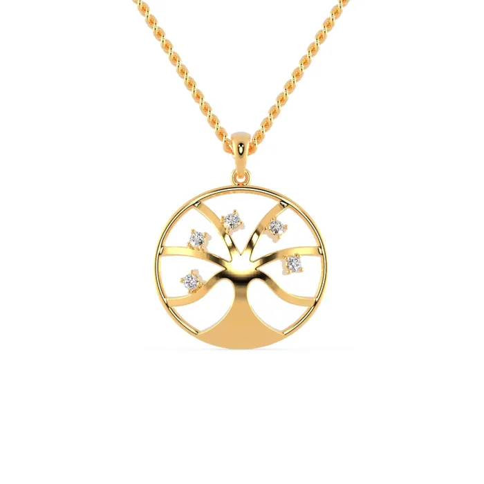015 TCW Round Moissanite Wedding Pendant Tree Life Pendant Diamondrensu Necklaces 015 TCW Round Moissanite Wedding Pendant Tree Life Pendant Diamondrensu Necklaces