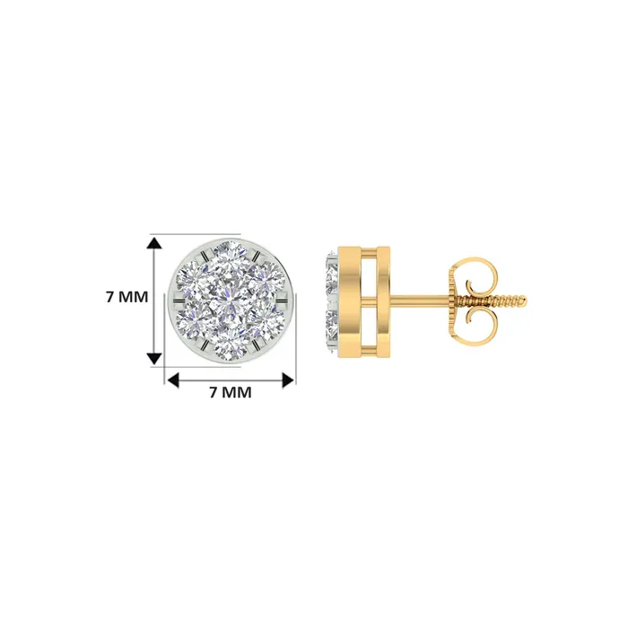 18k Yellow Gold and Diamond Stud with gold weight of 237g Gold Palace PreStyled Sets