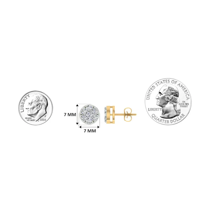 18k Yellow Gold and Diamond Stud with gold weight of 237g Gold Palace PreStyled Sets
