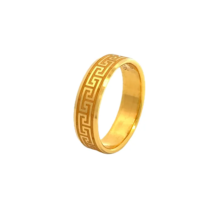 22k Yellow Gold Elegant Timeless Wedding Band Ring measuring 95 x 6mm thickness Gold Palace Rings