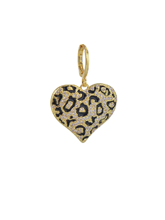 Betty and Biddy Necklaces Leopard Heart