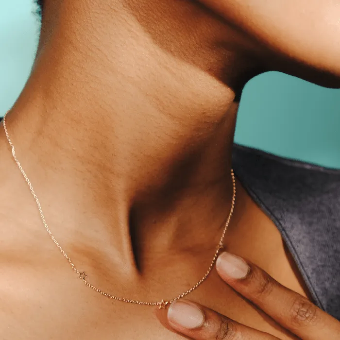 Betty and Biddy Necklaces Three Times A Charm Star Necklace
