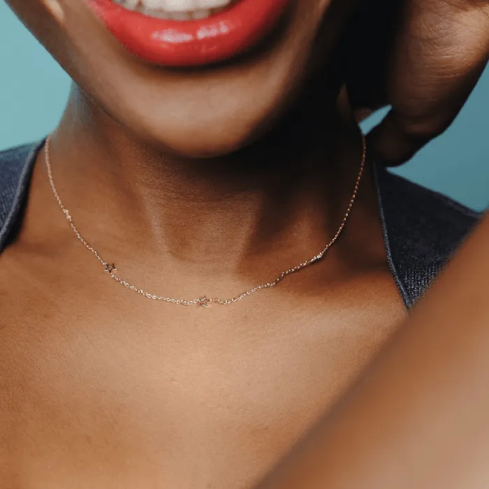 Betty and Biddy Necklaces Three Times A Charm Star Necklace