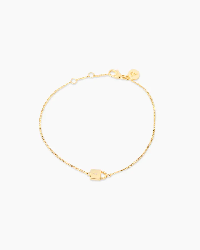 Bracelets Penny Pairs Lock and Key Gold Bracelet Set Bracelets Penny Pairs Lock and Key Gold Bracelet Set