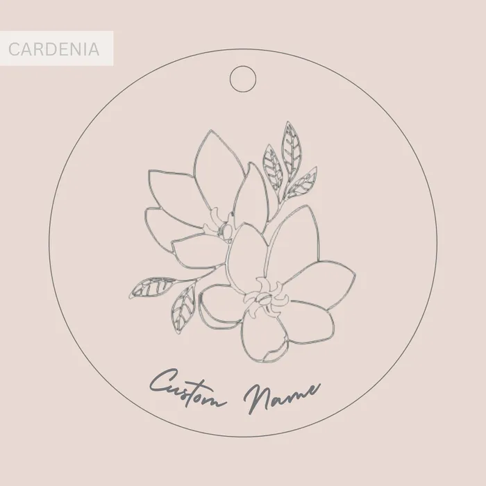 Custom Birth Flower Necklace Hidden Forever Necklaces