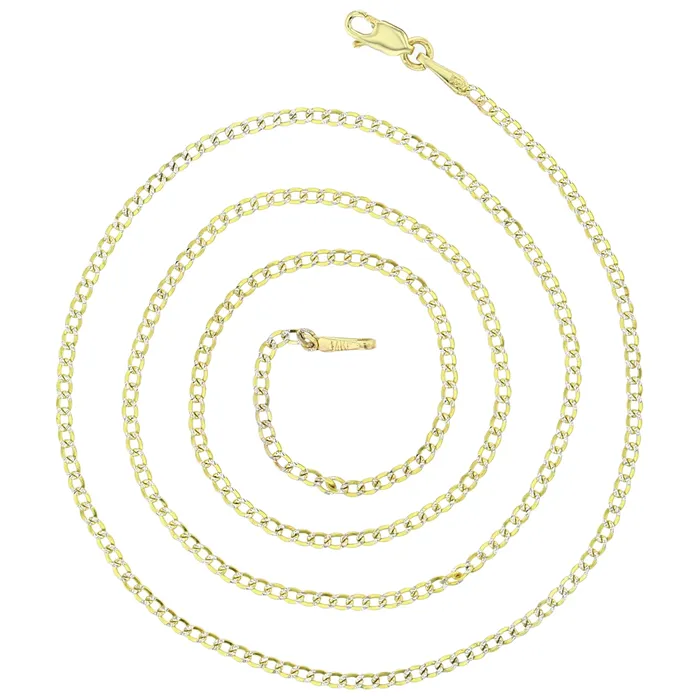 DecadenceJewelry Necklaces Solid 14k Yellow Gold and Twotone 170mm250mm Cuban Chains For Men Italian Gold Chain 14K Gold Cuban Curb Chain Necklace with Lobster Claw Clasp DecadenceJewelry Necklaces Solid 14k Yellow Gold and Twotone 170mm250mm Cuban Chains For Men Italian Gold Chain 14K Gold Cuban Curb Chain Necklace with Lobster Claw Clasp