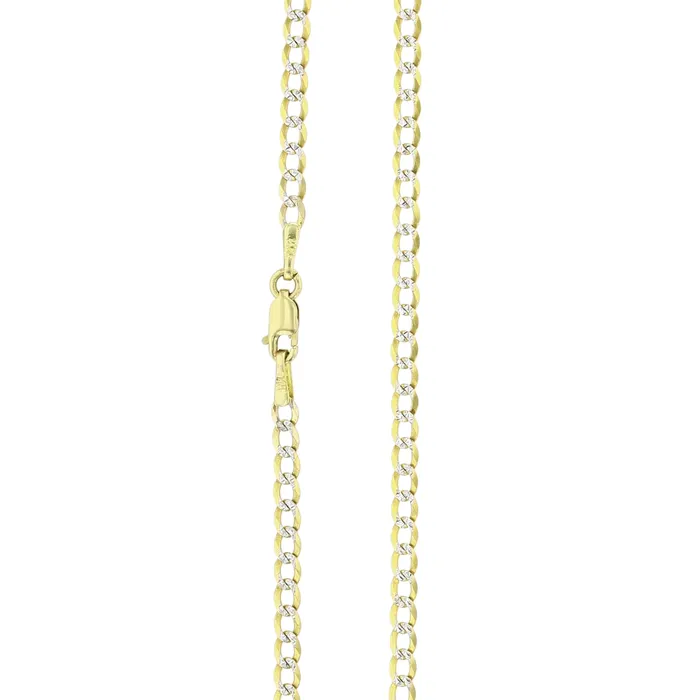 DecadenceJewelry Necklaces Solid 14k Yellow Gold and Twotone 170mm250mm Cuban Chains For Men Italian Gold Chain 14K Gold Cuban Curb Chain Necklace with Lobster Claw Clasp DecadenceJewelry Necklaces Solid 14k Yellow Gold and Twotone 170mm250mm Cuban Chains For Men Italian Gold Chain 14K Gold Cuban Curb Chain Necklace with Lobster Claw Clasp
