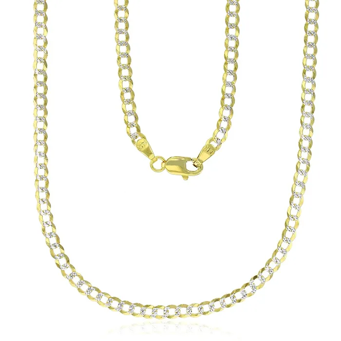 DecadenceJewelry Necklaces Solid 14k Yellow Gold and Twotone 170mm250mm Cuban Chains For Men Italian Gold Chain 14K Gold Cuban Curb Chain Necklace with Lobster Claw Clasp DecadenceJewelry Necklaces Solid 14k Yellow Gold and Twotone 170mm250mm Cuban Chains For Men Italian Gold Chain 14K Gold Cuban Curb Chain Necklace with Lobster Claw Clasp