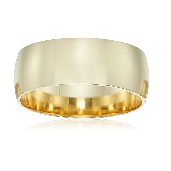 DecadenceJewelry Rings DECADENCE 10K or 14K Yellow White Gold 6mm Polished Plain Wedding Band Size DecadenceJewelry Rings DECADENCE 10K or 14K Yellow White Gold 6mm Polished Plain Wedding Band Size