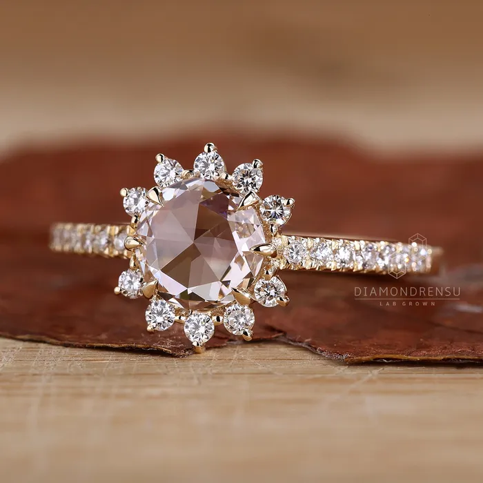 Diamondrensu Rings Rose Cut Diamond Ring A Unique And Modern Touch