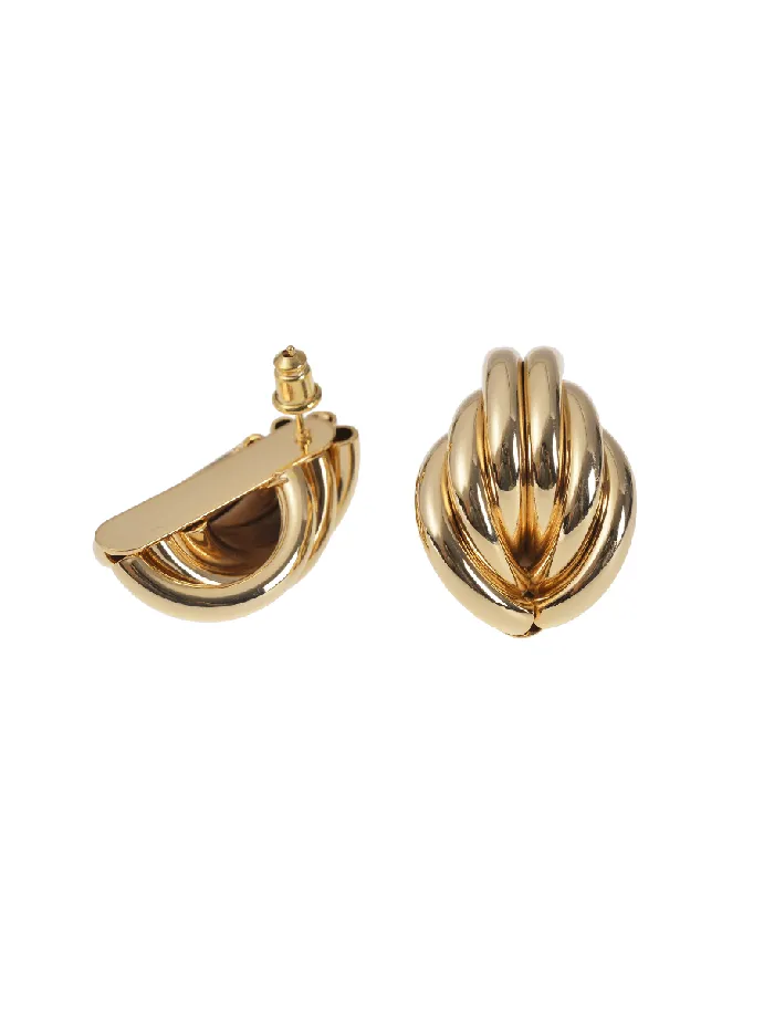 Earrings Barrel Knot Stud Earrings Betty and Biddy