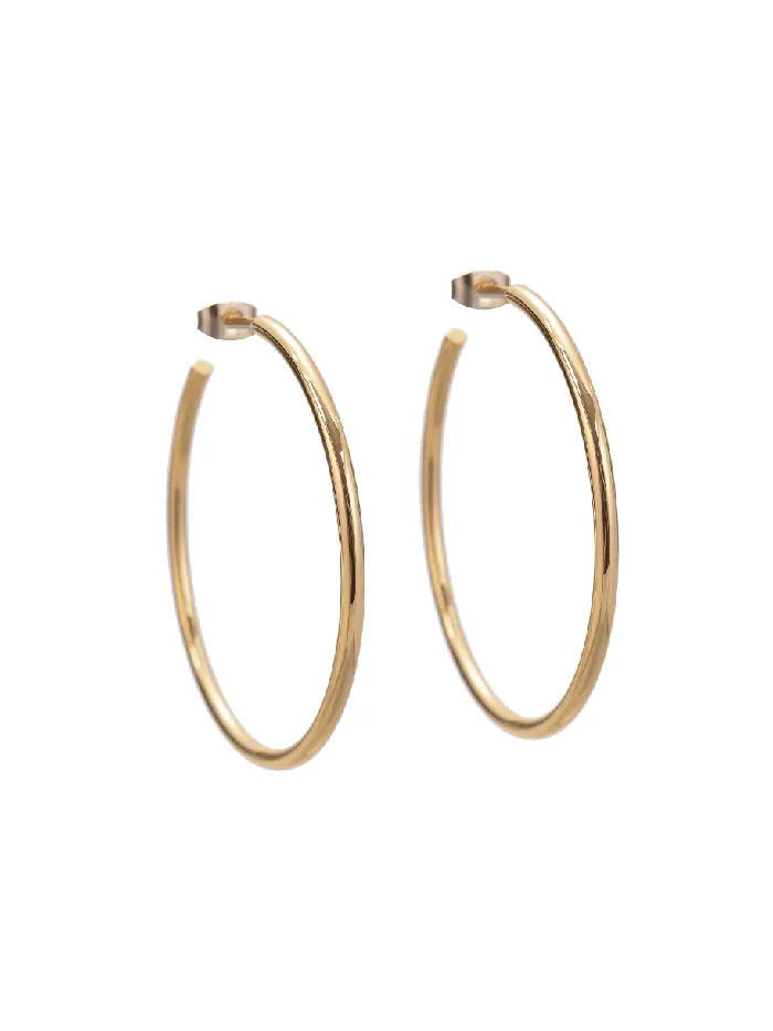Earrings Betty and Biddy The Iconic Gold Hoop Extra Large Earrings