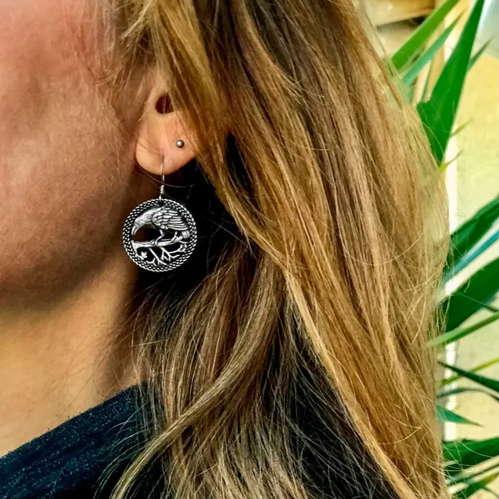 Earrings Oberon Design Raven Earrings