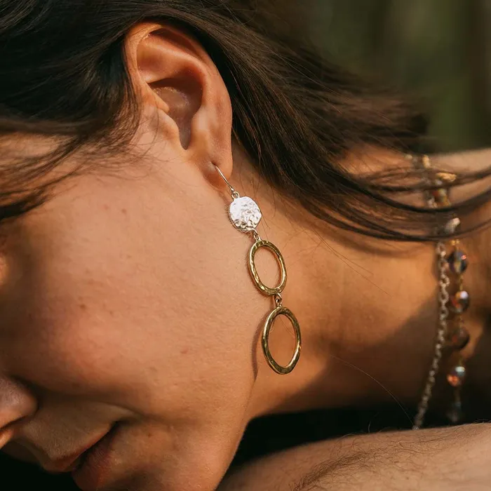 Earrings Waxing Poetic Double Orbit Earrings