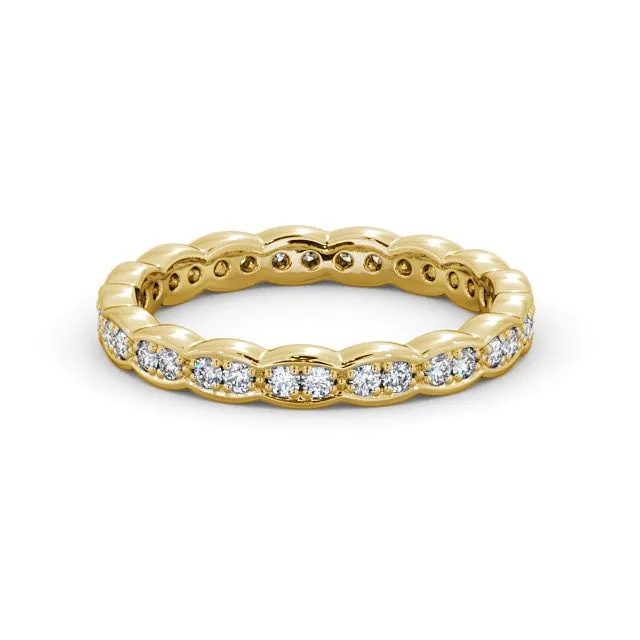 Full Eternity Ring Vintage Design Flawless Moissanite Rings Full Eternity Ring Vintage Design Flawless Moissanite Rings