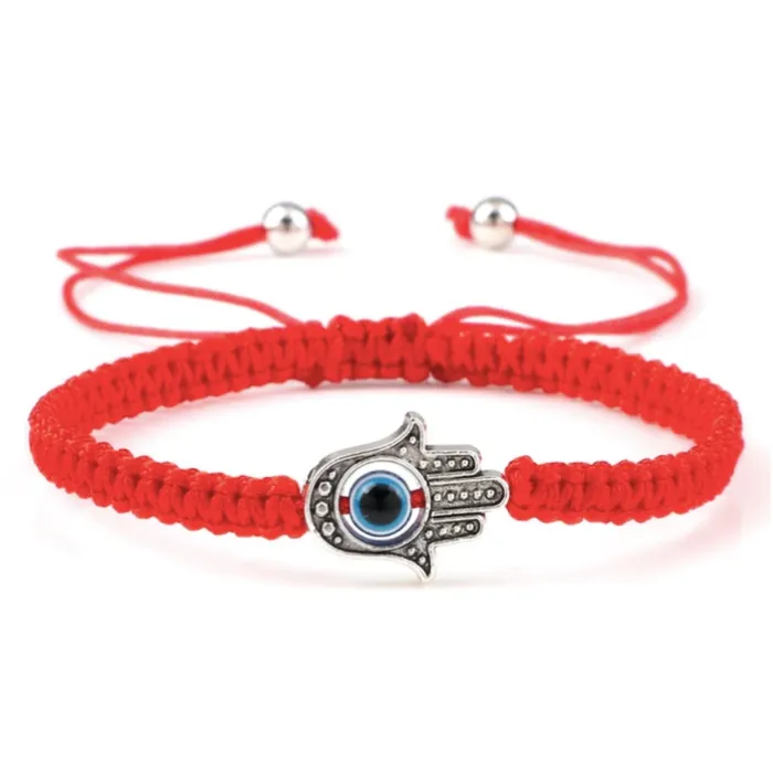 Hidden Forever Bracelets Adjustable Braided Evil Eye Bracelet