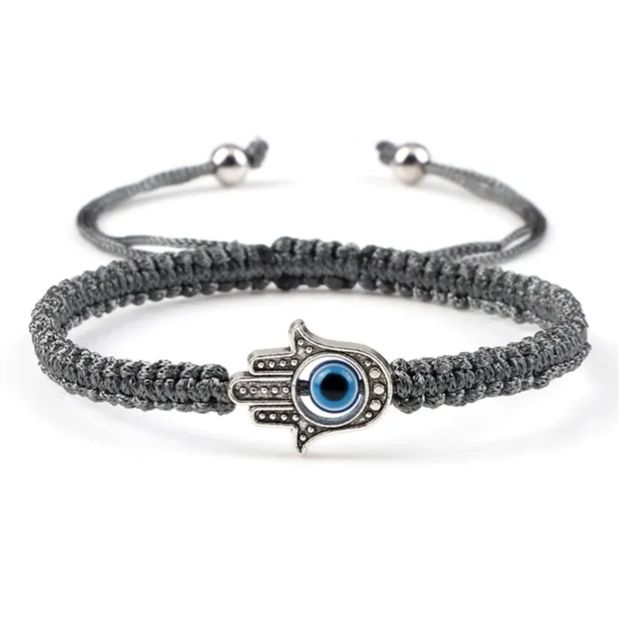 Hidden Forever Bracelets Adjustable Braided Evil Eye Bracelet
