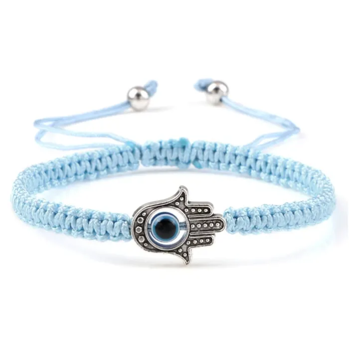 Hidden Forever Bracelets Adjustable Braided Evil Eye Bracelet