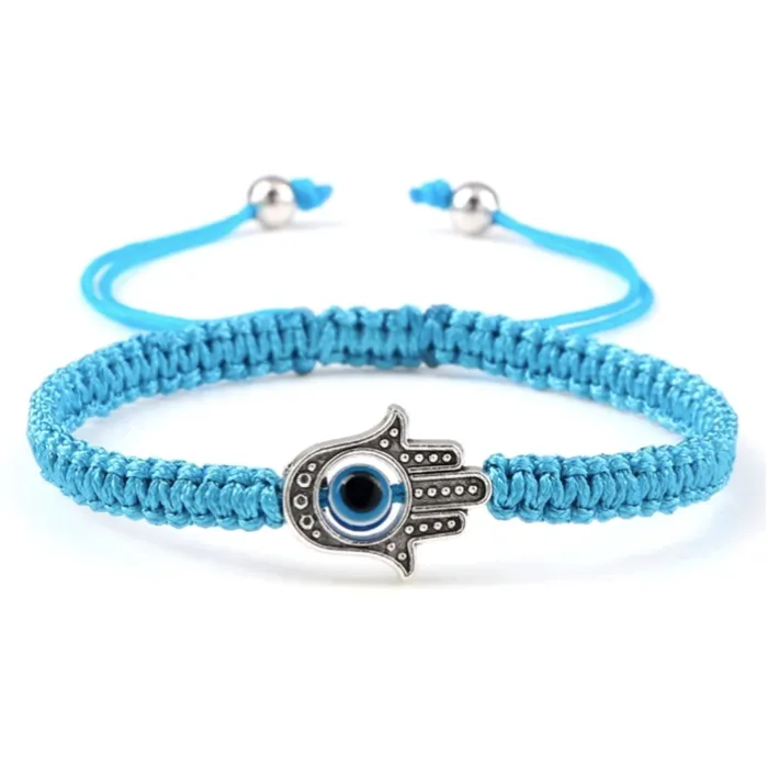 Hidden Forever Bracelets Adjustable Braided Evil Eye Bracelet