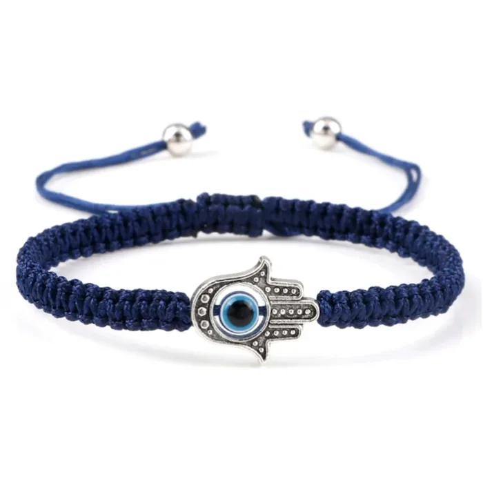 Hidden Forever Bracelets Adjustable Braided Evil Eye Bracelet