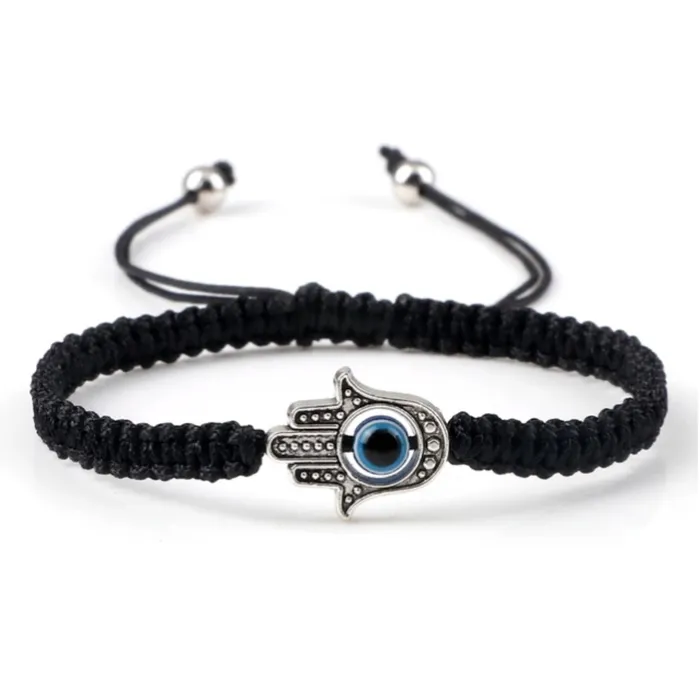 Hidden Forever Bracelets Adjustable Braided Evil Eye Bracelet