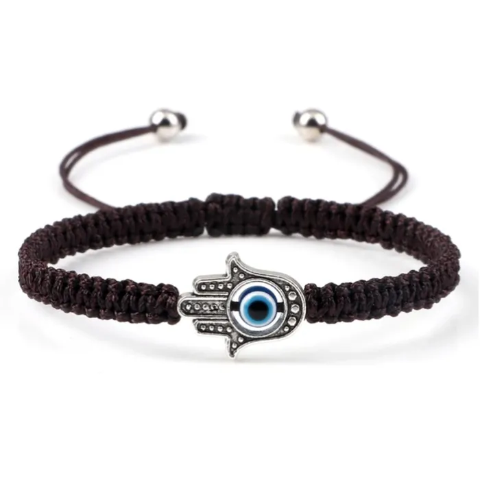 Hidden Forever Bracelets Adjustable Braided Evil Eye Bracelet
