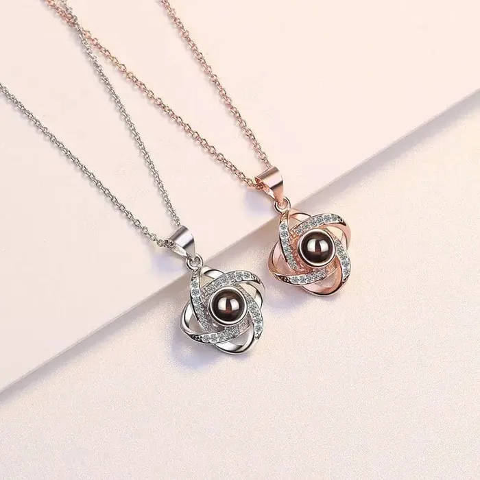 Hidden Forever Necklaces Custom Diamond Zircon Charmed Hidden Photo Necklace Hidden Forever Necklaces Custom Diamond Zircon Charmed Hidden Photo Necklace