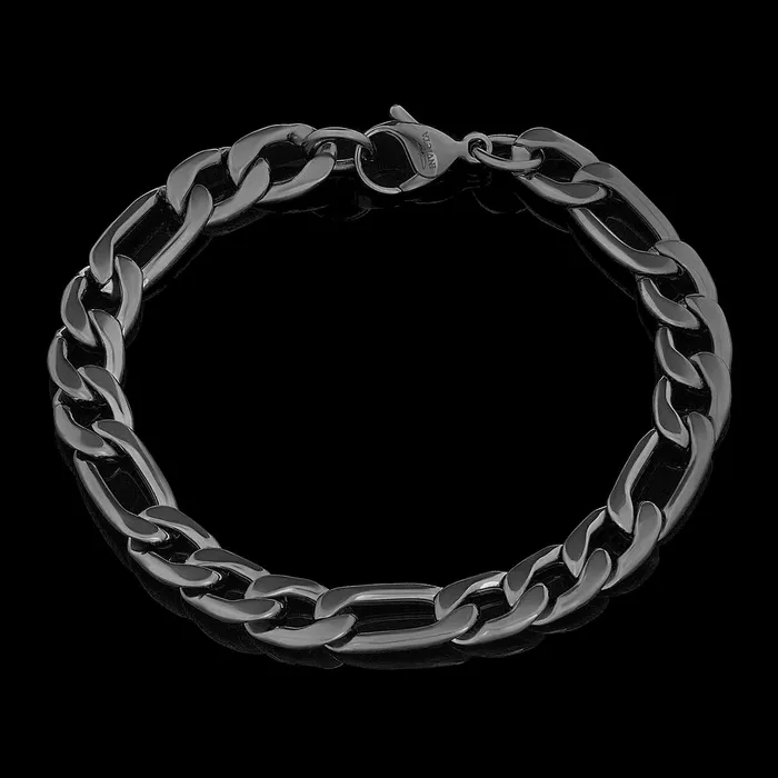 Invicta Jewelry Bracelets Invicta Jewelry Figaro Chain Stainless Steel Bracelet