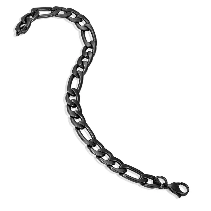 Invicta Jewelry Bracelets Invicta Jewelry Figaro Chain Stainless Steel Bracelet