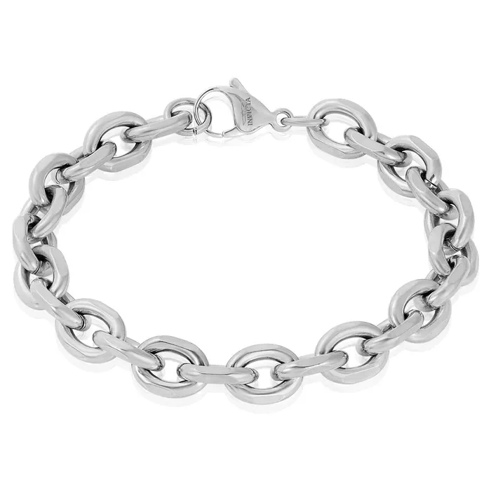 Invicta Jewelry Bracelets Invicta Jewelry Knife Edge Oval Link Chain Bracelet Invicta Jewelry Bracelets Invicta Jewelry Knife Edge Oval Link Chain Bracelet