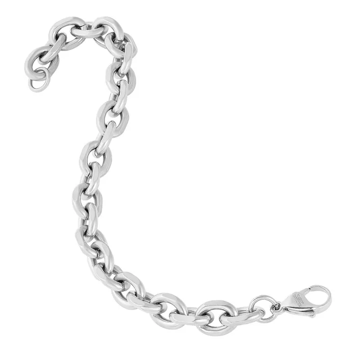 Invicta Jewelry Bracelets Invicta Jewelry Knife Edge Oval Link Chain Bracelet