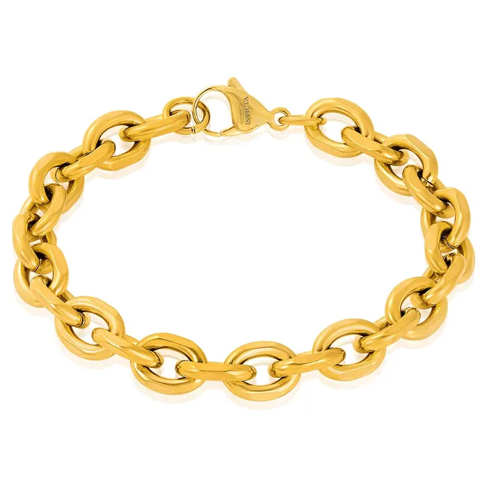 Invicta Jewelry Bracelets Invicta Jewelry Knife Edge Oval Link Chain Bracelet