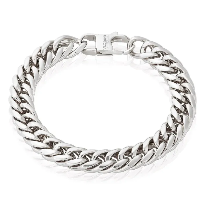 Invicta Jewelry Invicta Jewelry Double Curb Chain Bracelet Bracelets